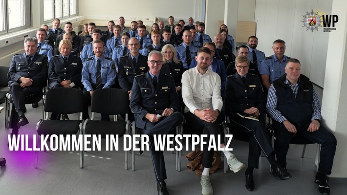 POL-PPWP: Polizeipräsidium Westpfalz begrüßt neue Kolleginnen und Kollegen