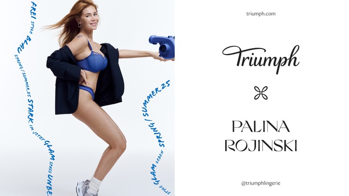 Die Everyday Styles aus der Triumph x Palina Rojinski ,,Cosmic Heartbeat" Kollektion