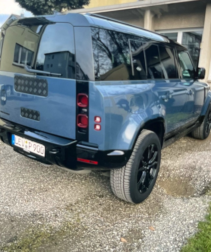 POL-RBK: Odenthal - Land Rover in Glöbusch entwendet