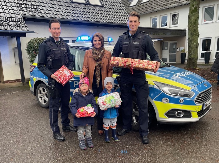 POL-HA: Polizeipräsidentin Ursula Tomahogh überreicht Geschenke an Evangelische Jugendhilfe
