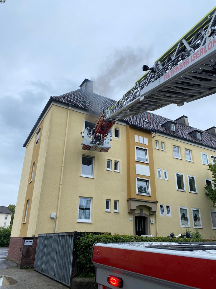 FW-MK: Küchenbrand in der Innenstadt