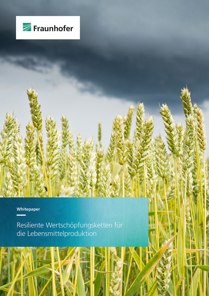 Whitepaper: Fraunhofer zeigt Handlungsempfehlungen für resiliente Wertschöpfungsketten in der Lebensmittelproduktion auf