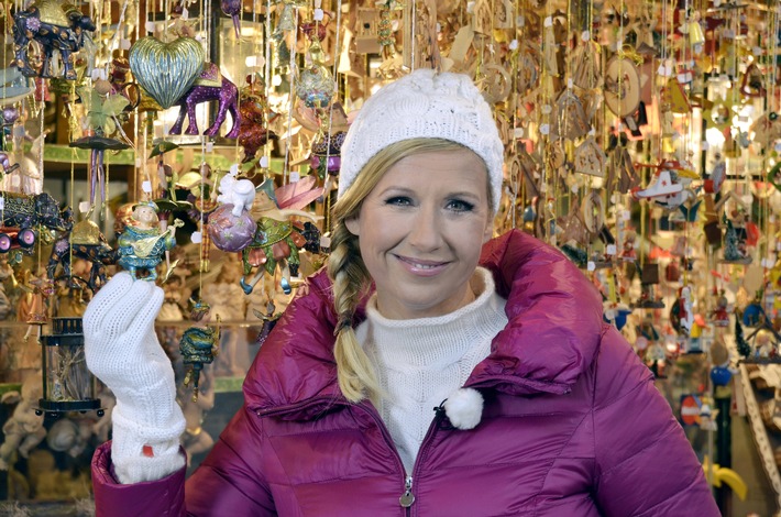 "Kiwis großer Weihnachtsmarkt-Check" im ZDF/ Andrea Kiewel testet in Hamburg, Dresden, Köln und Nürnberg (FOTO)