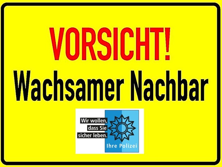 POL-HM: Aktion "Vorsicht! Wachsamer Nachbar" - Einbrecher kennen keine Urlaubszeit