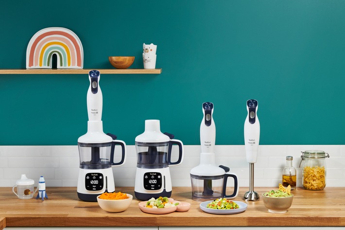 Die smarte Innovation von Tefal: Der neue  Yummy Gourmet vereint Babynahrungszubereiter und (Stab-) Mixer in einem