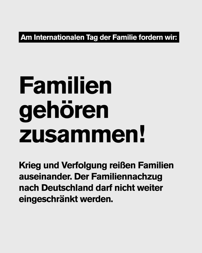 Handicap International lehnt Einschränkung des Familiennachzugs ab