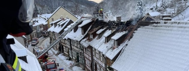 Nothilfepaket der Deutschen Stiftung Denkmalschutz für Brandopfer in Stolberg (Harz)