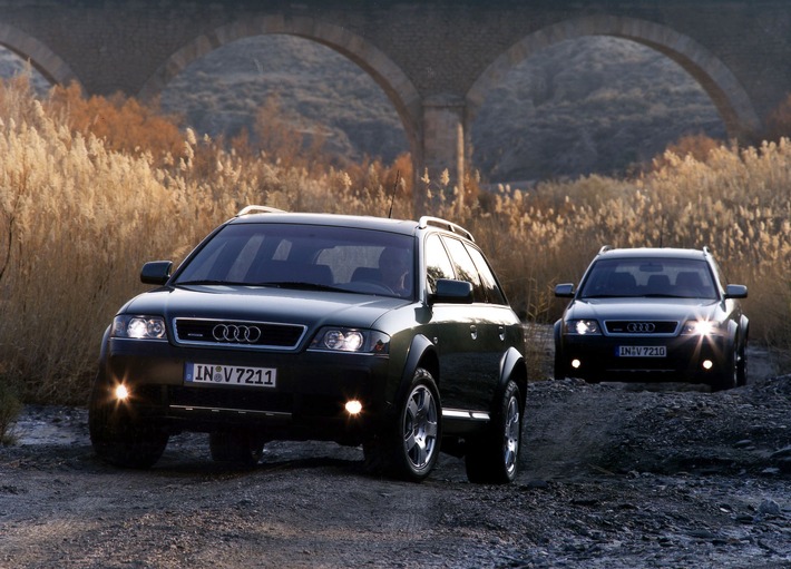 Markteinführung des Audi allroad quattro am 12. Mai / quattro-Produktionsanteil steigt auf mehr als 30 Prozent / Bisher mehr als 800.000 Audi mit quattro-Antrieb gefertigt