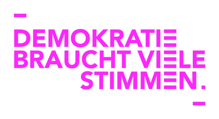 "Demokratie braucht viele Stimmen": Journalistische Medien starten gemeinsame bundesweite Aktion zur Bedeutung professioneller Berichterstattung