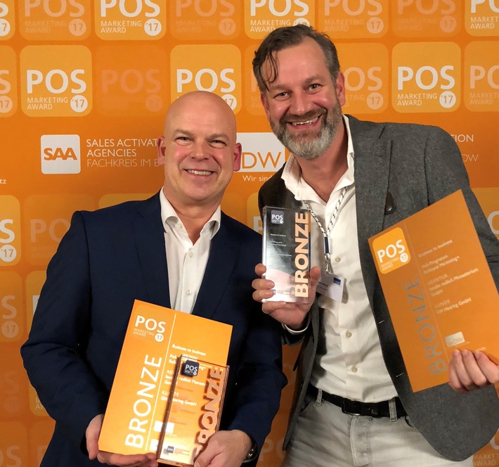 Wegweisende Unterstützung für kleinere Hörakustik-Betriebe: ReSound Marketing+ Programm gewinnt POS Marketing Award 2017