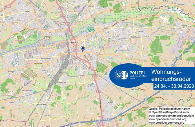 POL-HAM: Wohnungseinbruchsradar Hamm für die Woche vom 24. April bis 30. April