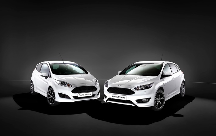 "ST-Line": Neue, sportliche Ausstattungsvariante für Ford Fiesta und Ford Focus ab sofort bestellbar (FOTO)