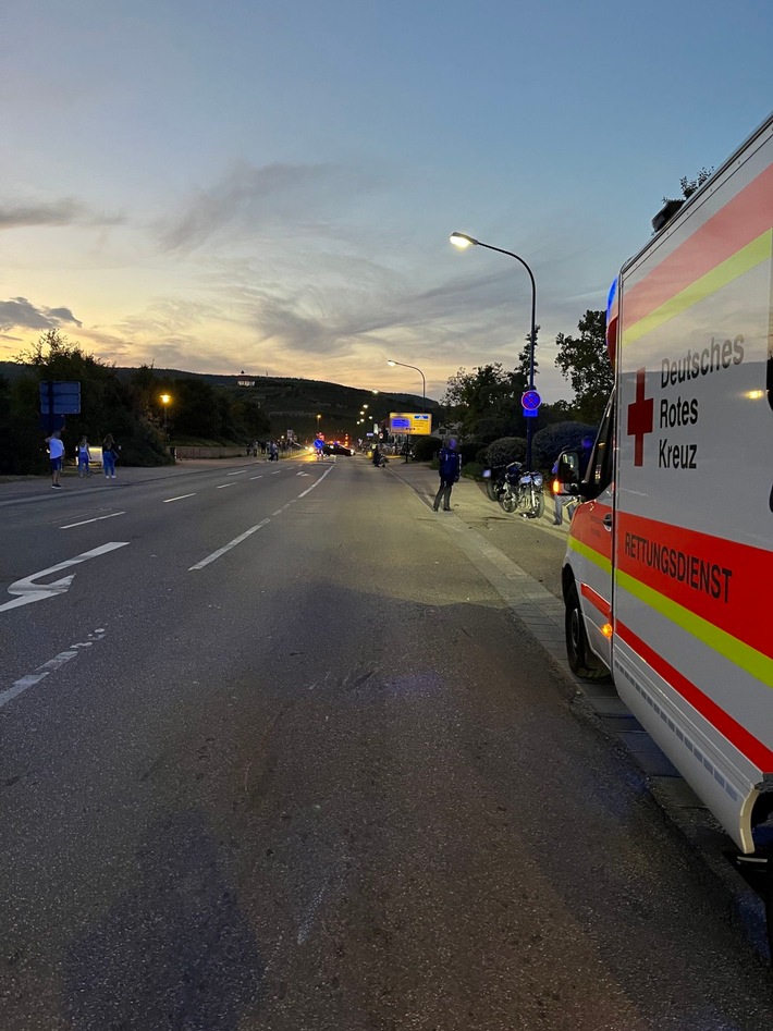 POL-PDNW: Bad Dürkheim - Verkehrsunfall zwischen Motorradfahrer mit zwei Verletzten