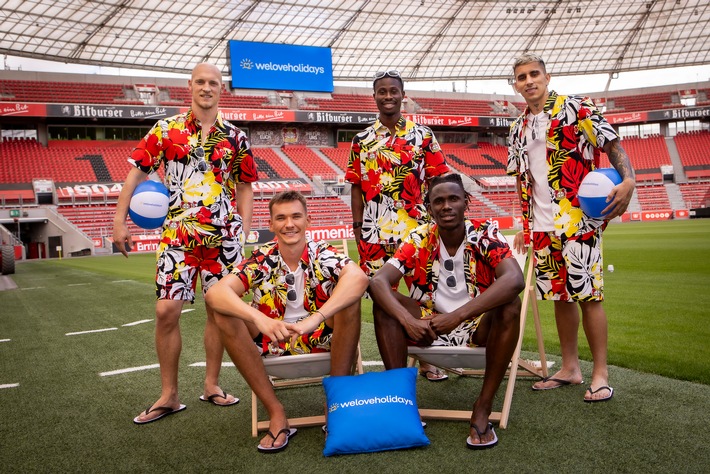 weloveholidays ist offizieller Holiday-Partner von Bayer 04 Leverkusen