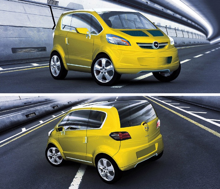 Opel-Studie TRIXX: Smartes Multitalent mit urbanen Mini-Maßen / Weltpremiere auf dem Genfer Automobilsalon