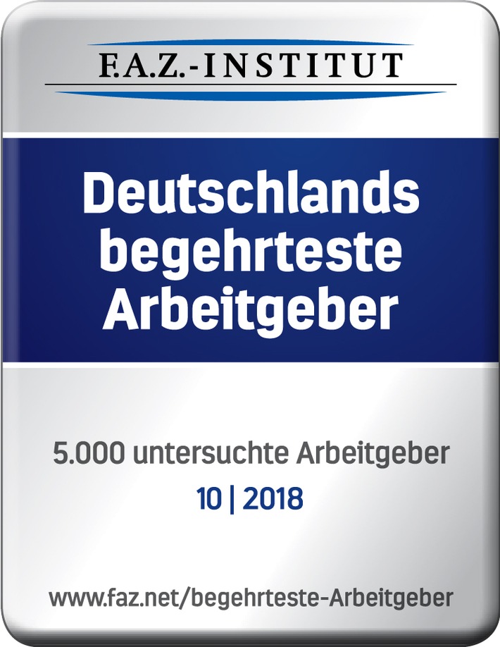 Eine Unternehmens-Philosophie, die überzeugt: Engbers gehört zu den begehrtesten Arbeitgebern in Deutschland 2018 laut F.A.Z.-Institut