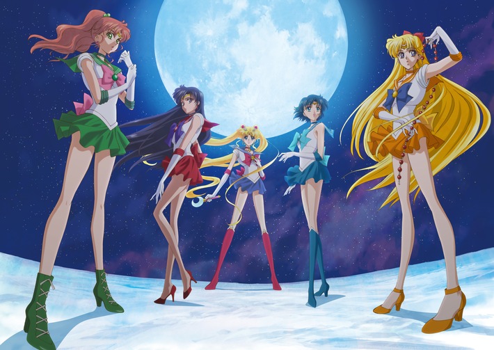 Anime for Girls: sixx animiert den Samstag mit "Sailor Moon Crystal" und "K-On!" ab 2. November