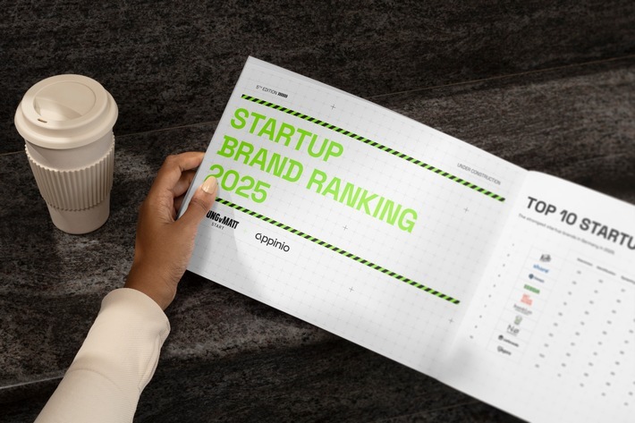 STARTUP BRAND RANKING 2025 - mit dem Gewinner KoRo / Weiterer Text über ots und www.presseportal.de/nr/180888 / Die Verwendung dieses Bildes für redaktionelle Zwecke ist unter Beachtung aller mitgeteilten Nutzungsbedingungen zulässig und dann auch honorarfrei. Veröffentlichung ausschließlich mit Bildrechte-Hinweis.
