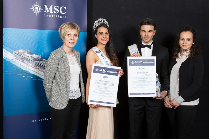MSC Kreuzfahrten präsentiert Miss und Mister Suisse romande 2015 (BILD)