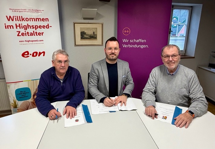 Stadt Vallendar und Ortsgemeinde Urbar schließen Kooperation für Glasfaserausbau mit Westconnect