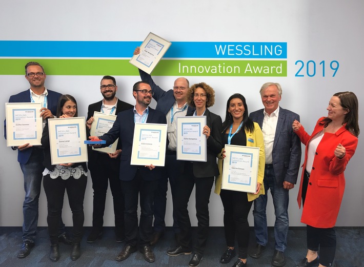 Unternehmenskultur von WESSLING lässt Ideen sprühen / Beste Ideen der Mitarbeiterschaft mit WESSLING Innovation Award ausgezeichnet