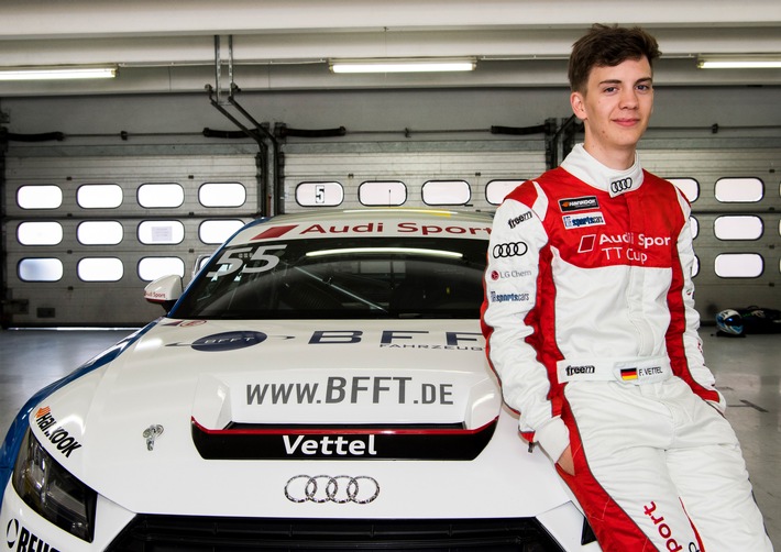Motorsport-Talentschmiede Audi Sport TT Cup: Fabian Vettel geht mit BFFT ins Rennen