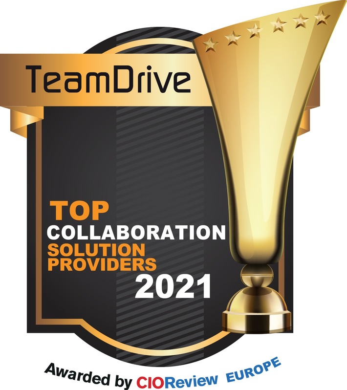 TeamDrive zur „Company of the Year” gewählt