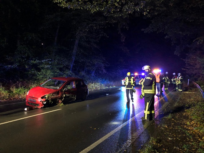 FW-EN: Verkehrsunfall mit einem verletzten auf der Ender Talstraße