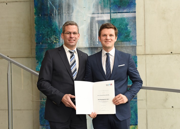 MCI-Absolvent mit Staatspreis für herausragende Masterarbeit ausgezeichnet - BILD