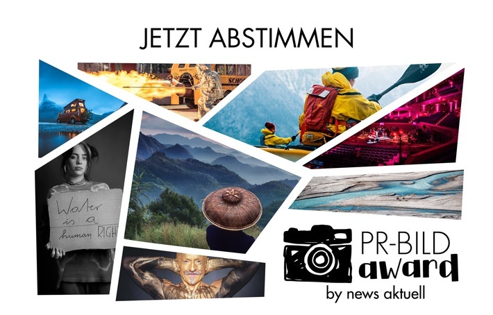 Noch bis zum 2. Oktober 2020 kann die Öffentlichkeit über die besten PR-Bilder abstimmen. Die dpa-Tochter news aktuell vergibt den PR-Bild Award in diesem Jahr bereits zum 15. Mal. / Weiterer Text über ots und www.presseportal.de/nr/6344 / Die Verwendung dieses Bildes ist für redaktionelle Zwecke honorarfrei. Veröffentlichung bitte unter Quellenangabe: "obs/news aktuell GmbH"