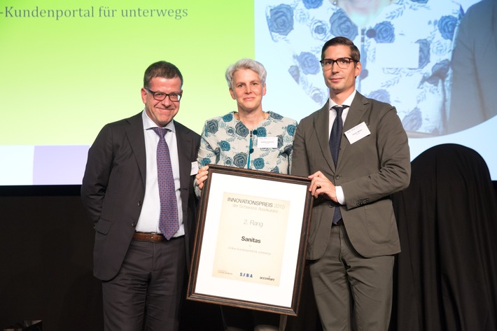 Sanitas App gewinnt zweiten Platz beim Innovationspreis der Schweizer Assekuranz