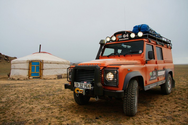 Land Rover gibt das Ziel seiner Abenteuertour bekannt / Die Mongolei wird Austragungsort für die dritte internationale Land Rover G4 Challenge - jetzt bewerben