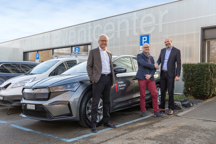 "AMAG-Samichlaus" überreicht Preis für Family Business Award 2022 an Griesser