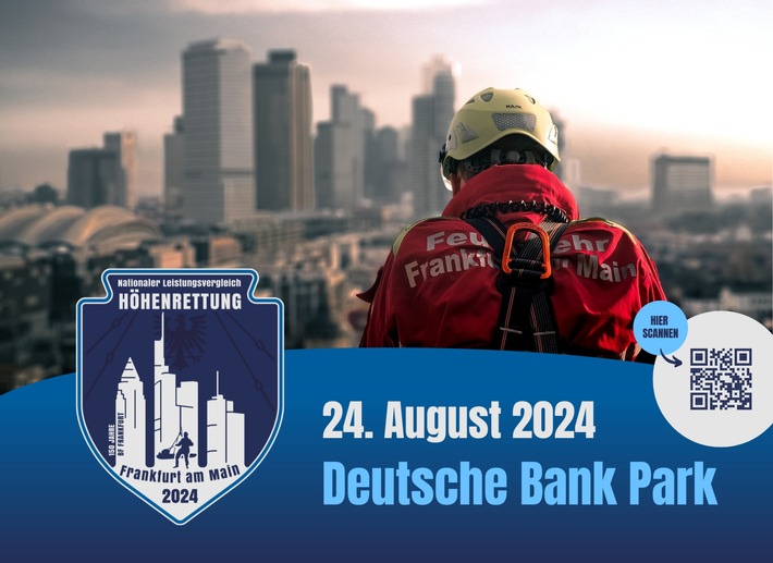 FW-F: Leistungsvergleich Höhenrettung 2024 dieses Jahr im Deutsche Bank Park