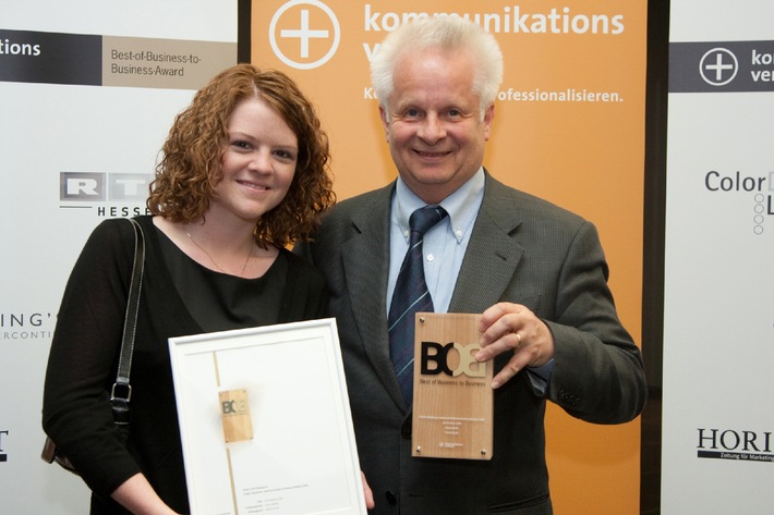 news aktuell gewinnt Gold beim BoB &quot;Best of Business-to-Business&quot; Award 2008 in Frankfurt