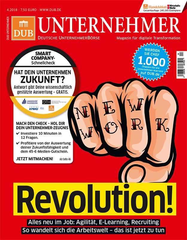 Ein Heft - ein Weckruf / Ab heute im Handel: Das neue DUB UNTERNEHMER-Magazin