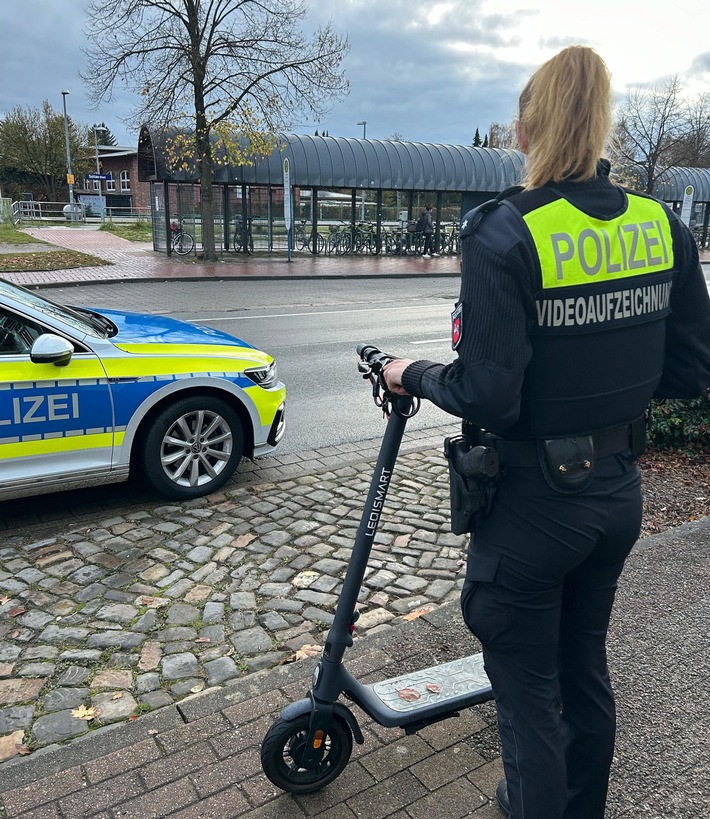 POL-HK: Soltau: Polizei kontrolliert E-Scooter