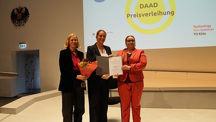 DAAD-Preis 2025 der TH Köln für Elizaveta Sinizkaja