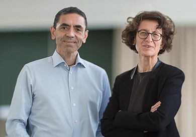 Deutscher Gründerpreis für BioNTech-Mitgründer Dr. Özlem Türeci und Prof. Dr. Uğur Şahin