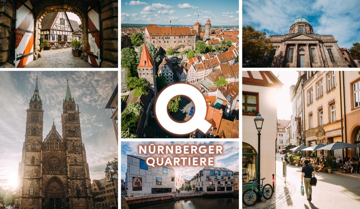 Sechs Nürnberger Quartiere mit dem digitalen Guide entdecken
