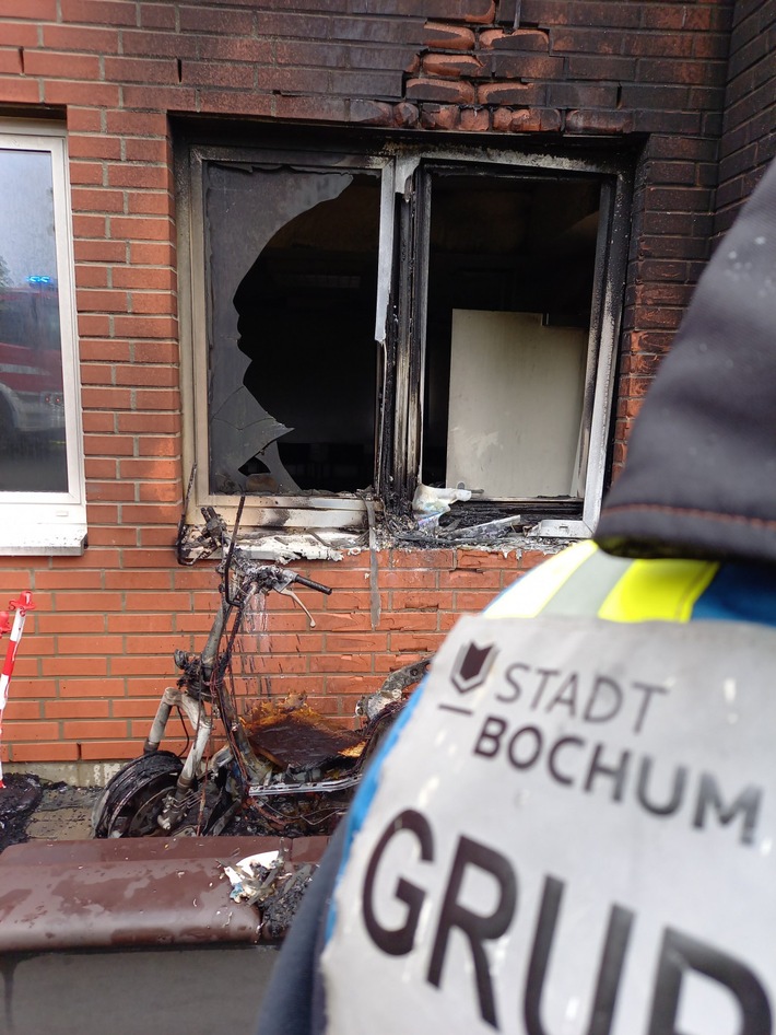 FW-BO: Brandereignis mit Gebäudeschaden in Bochum Hiltrop
