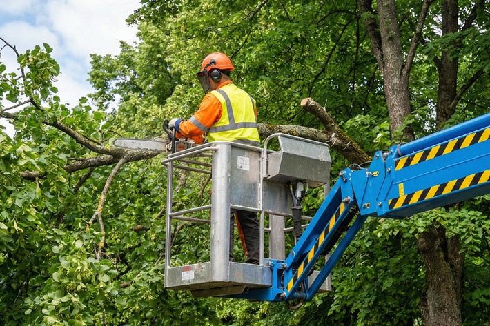 Baumpflege und Garten: Wahl der richtigen Fälltechnik für jeden Baumzustand
