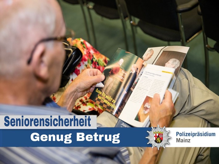 POL-PPMZ: Mainz-Gonsenheim - Versuchter Enkeltrick zum Nachteil eines 74- bzw. 78-jährigen Ehepaars