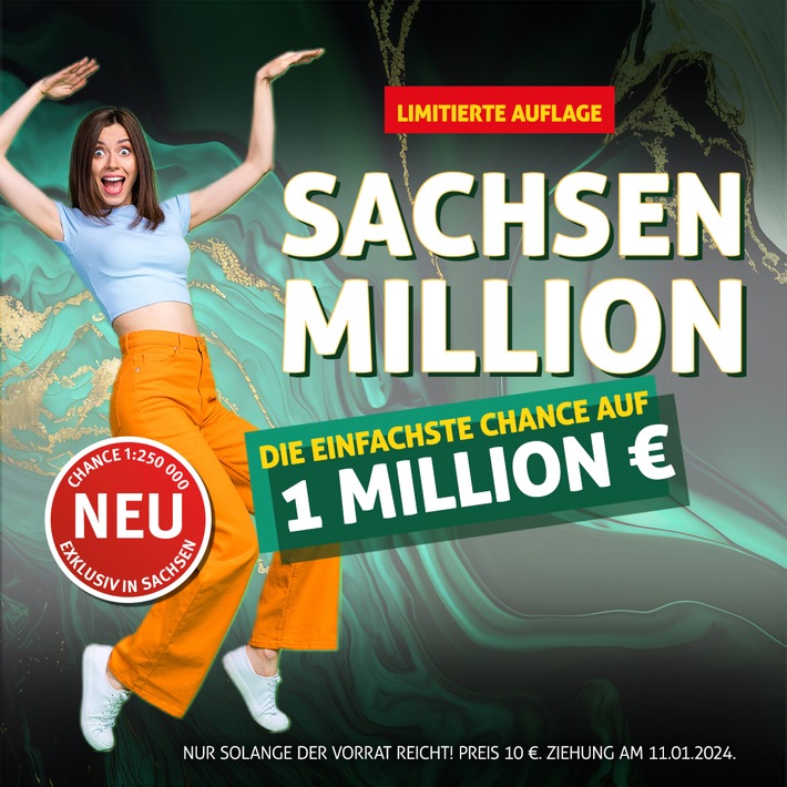 Die neue Chance auf einen Millionengewinn: Die „Sachsen Million“