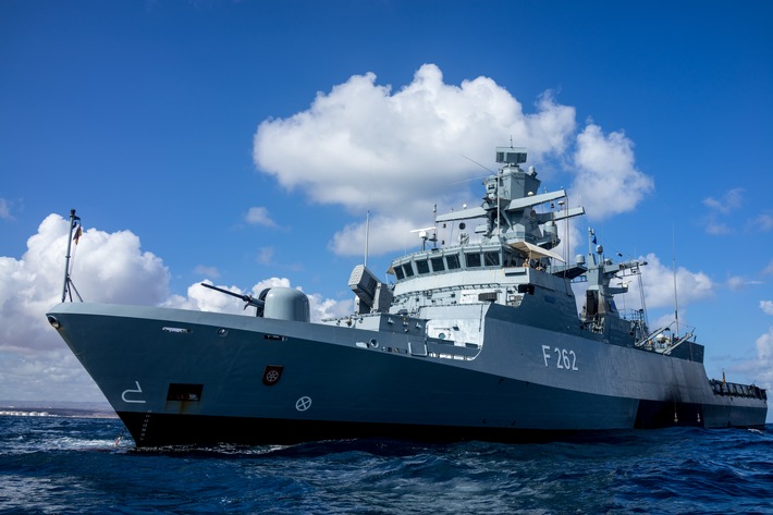 Korvette "Erfurt" läuft zur "Standing NATO Maritime Group 1" aus