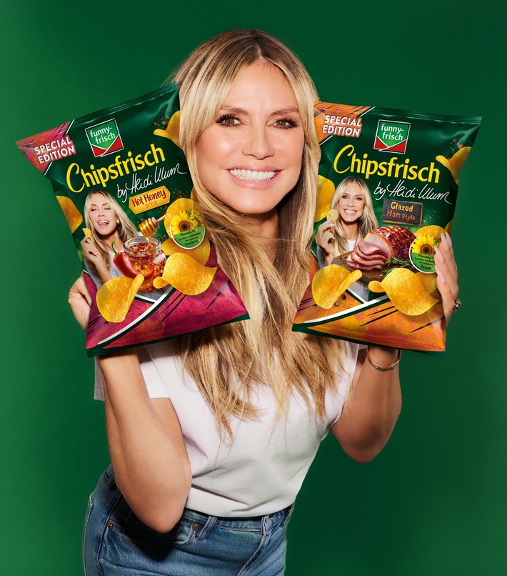 Heidi Klum lässt Verbraucher wählen:  Wer wird Germany‘s Next Chipsfrisch ?
