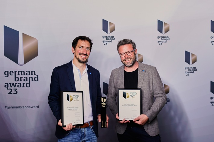 Höchste Auszeichnung für die Markenführung Allgäu: German Brand Award Gold geht ins Allgäu.