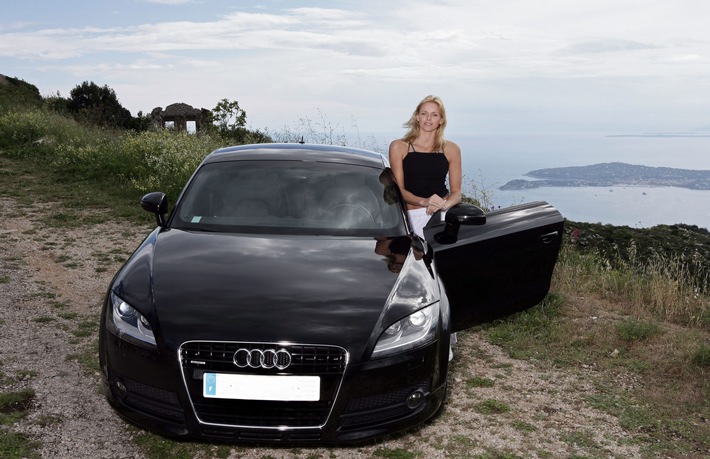 Charlène Wittstock fährt Audi TT