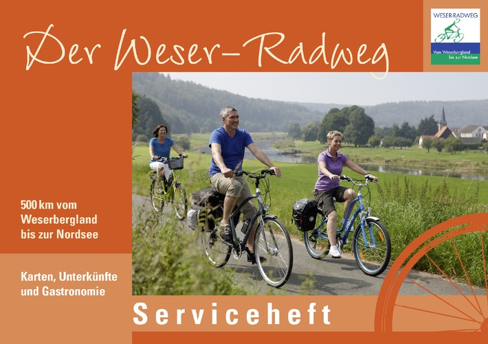 Erstes kostenfreies Serviceheft für den Weser-Radweg erschienen / Neue Broschüre mit Kartenausschnitten, Unterkünften und Sehenswürdigkeiten (mit Bild)