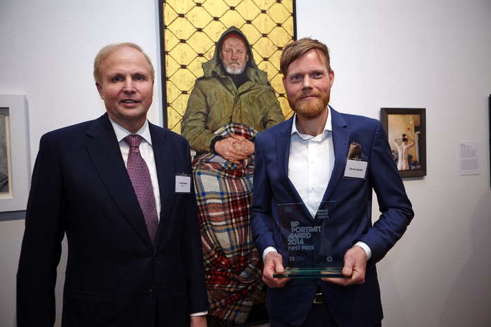 Thomas Ganter aus Frankfurt am Main gewinnt BP Portrait Award 2014